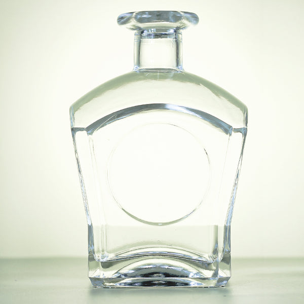 1000 ml wide top and narrow bottom spirits glass bottle