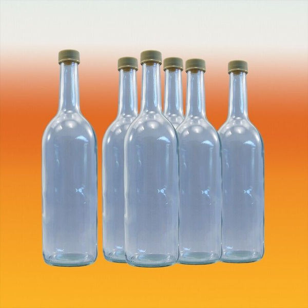 Transparent Glass Wine Bottle and Liquor Dispensing Bottle 850ml