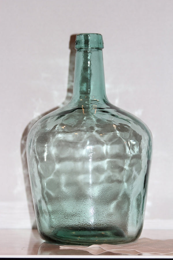 Vintage Green Glass Wine Storage Bottle Big Belly Bottle 1200ml