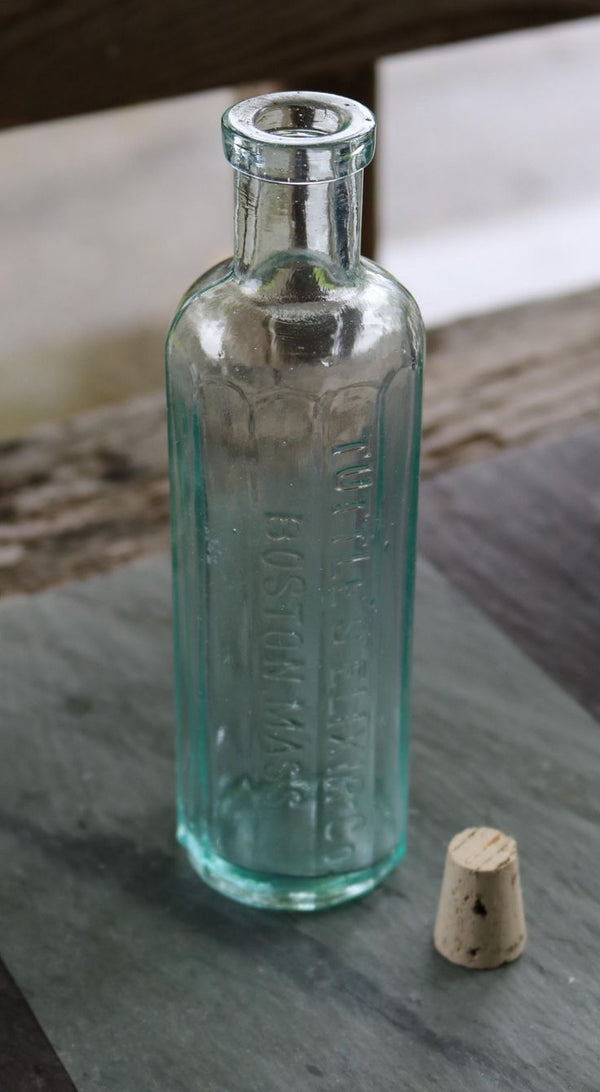 Vintage Style Light Green Glass Bottle 300ml