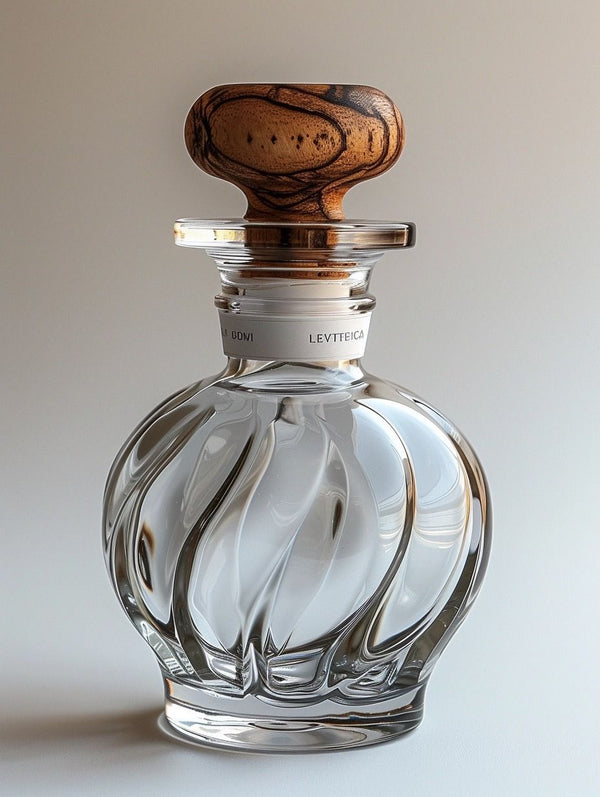 Striped Lantern Shape 500ml Spirits Glass Bottle